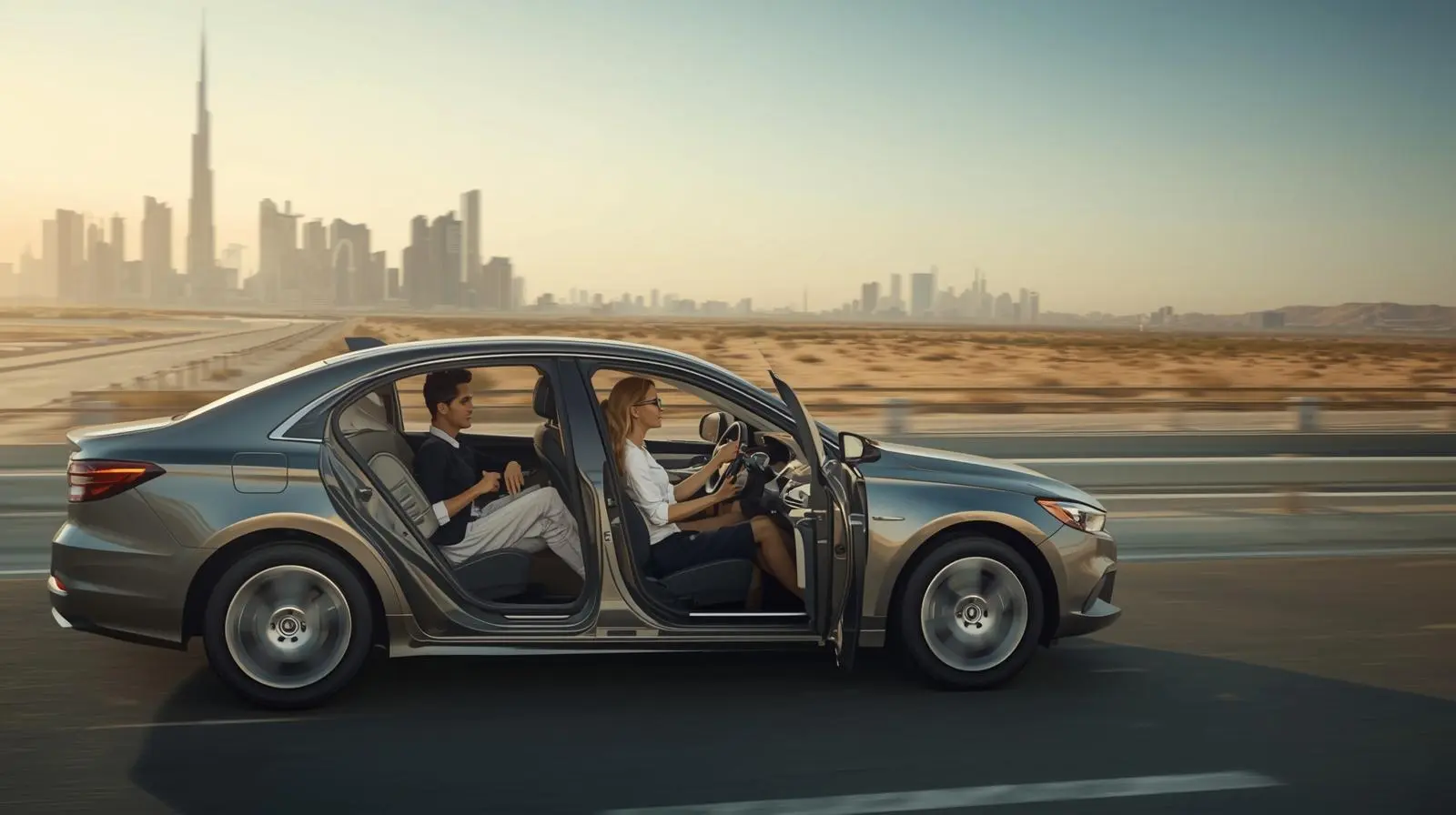 shared car lift Dubai to Abu Dhabi