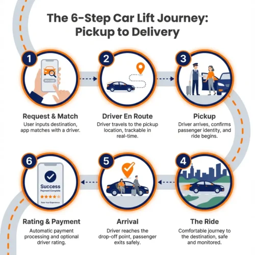 Car lift Booking Steps