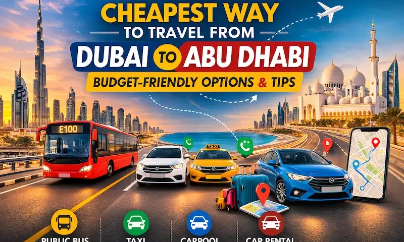 Cheapest Way to Travel from Dubai to Abu Dhabi Your Ultimate Budget Guide