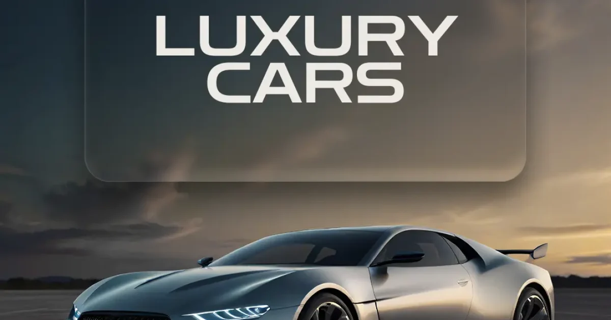 luxury car for airport pick up